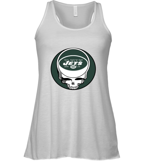 NFL Team New York Jets x Grateful Dead Logo Band Racerback Tank