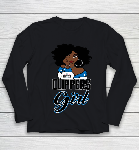 LA Clippers Girl NBA Youth Long Sleeve