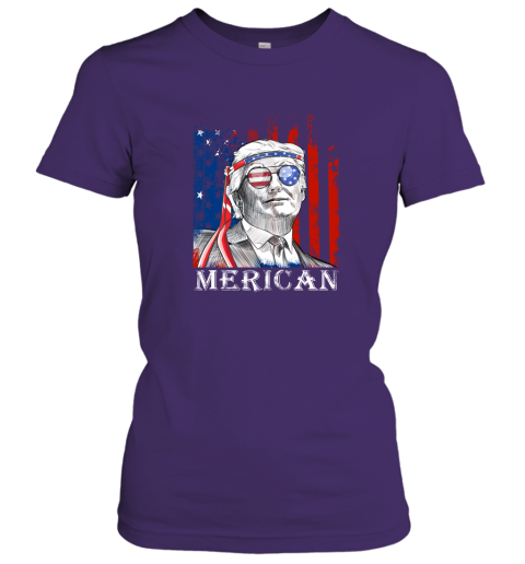 yl3e merica donald trump 4th of july american flag shirts ladies t shirt 20 front purple
