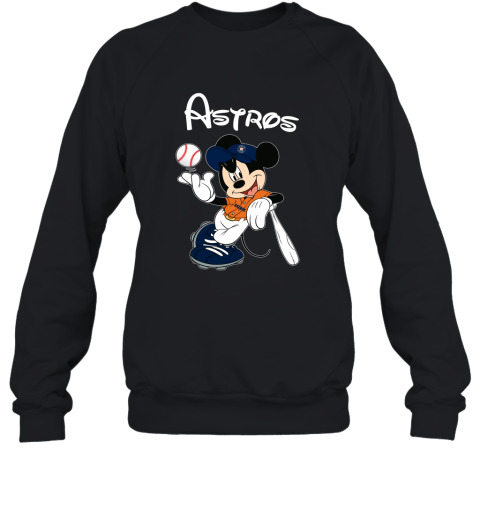 Baseball Mickey Team Houston Astros Sweatshirt