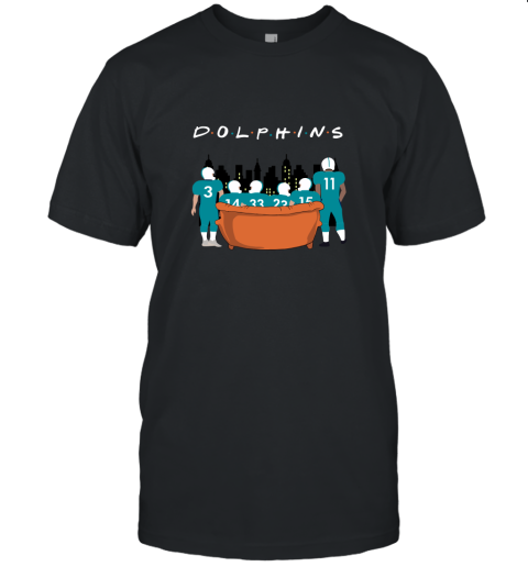 The Miami Dolphins Together F.R.I.E.N.D.S NFL Unisex Jersey Tee