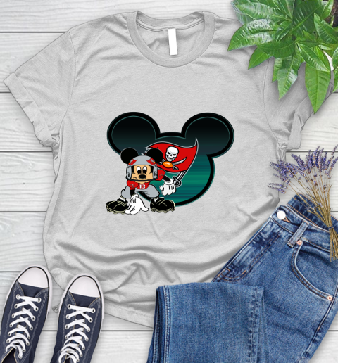NFL Tampa Bay Buccaneers Mickey Mouse Disney Football T Shirt Women's T-Shirt
