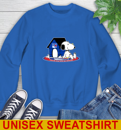 NHL Hockey New York Rangers Snoopy The Peanuts Movie Shirt Sweatshirt 9