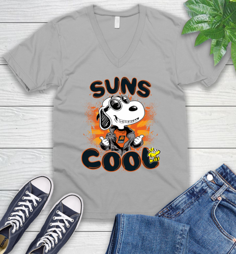NBA Basketball Phoenix Suns Cool Snoopy Shirt V-Neck T-Shirt 4 NBA Basketball Phoenix Suns Cool Snoopy Shirt V-Neck T-Shirt - Image 4