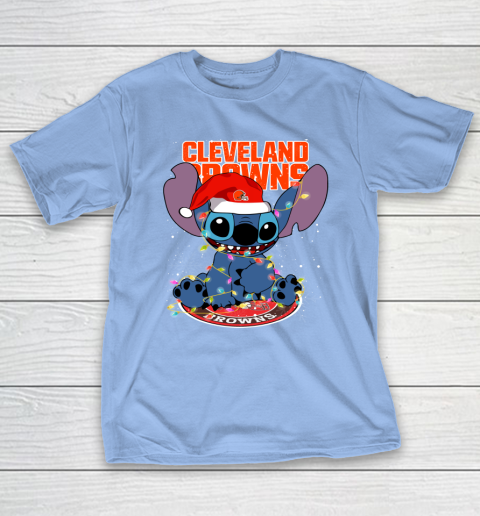 Cleveland Browns NFL Football noel stitch Christmas T-Shirt 8