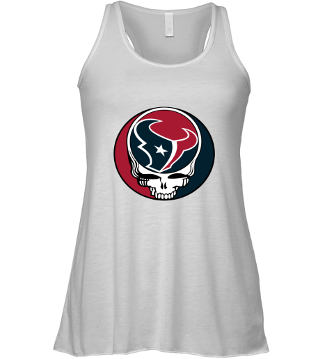 NFL Team Houston Texans x Grateful Dead Logo Band Racerback Tank