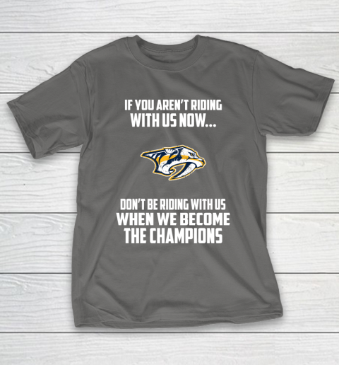 NHL Nashville Predators Hockey We Become The Champions T-Shirt 8