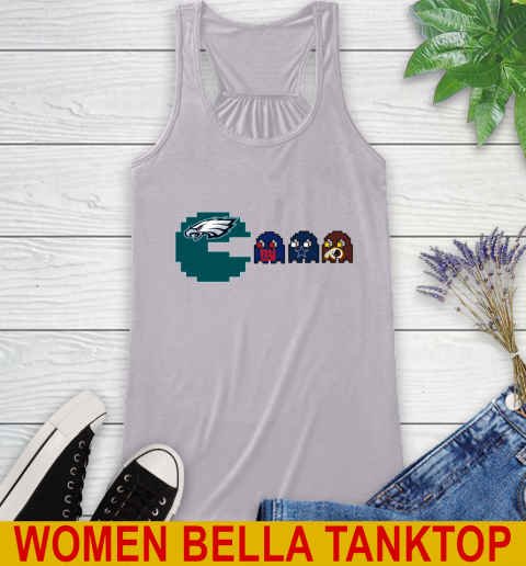 Philadelphia Eagles NFL Football Pac Man Champion Racerback Tank 5
