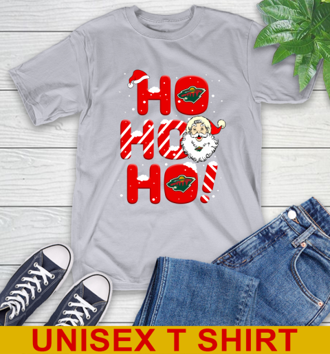 Minnesota Wild NHL Hockey Ho Ho Ho Santa Claus Merry Christmas Shirt T-Shirt 5