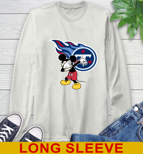 Tennessee Titans NFL Football Dabbing Mickey Disney Sports Long Sleeve T-Shirt 12