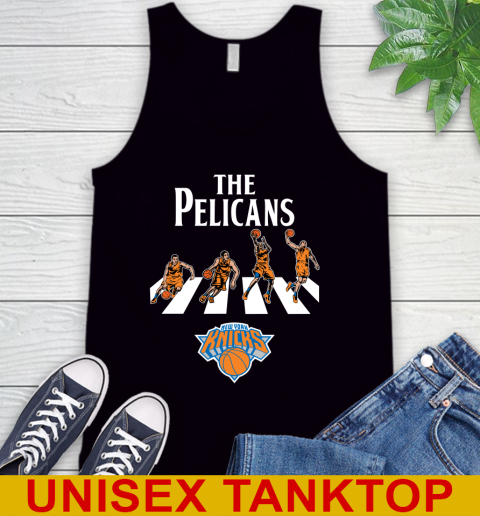 NBA Basketball New York Knicks The Beatles Rock Band Shirt Tank Top