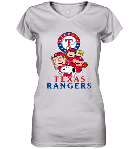 MLB Texas Rangers Snoopy Charlie Brown Woodstock The Peanuts Movie Baseball T  Shirt - Rookbrand