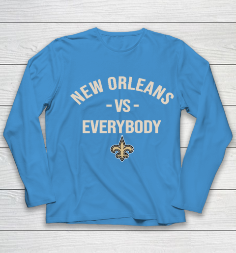 New Orleans Saints Vs Everybody Youth Long Sleeve 5