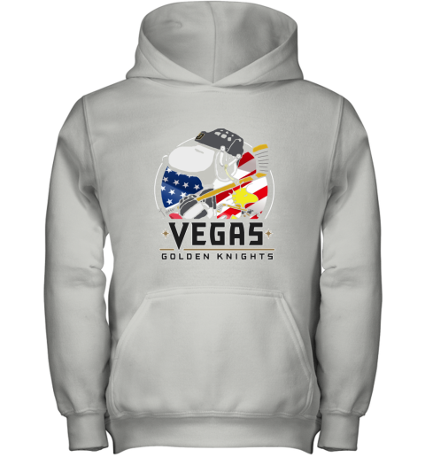 Vegas Golden Knights Ice Hockey Snoopy And Woodstock NHL Youth Hoodie