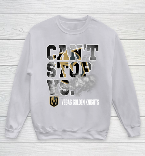 NHL Vegas Golden Knights Hockey Can't Stop Vs Youth Sweatshirt 3