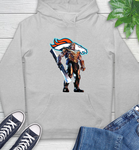NFL Thanos Gauntlet Avengers Endgame Football Denver Broncos Hoodie 6