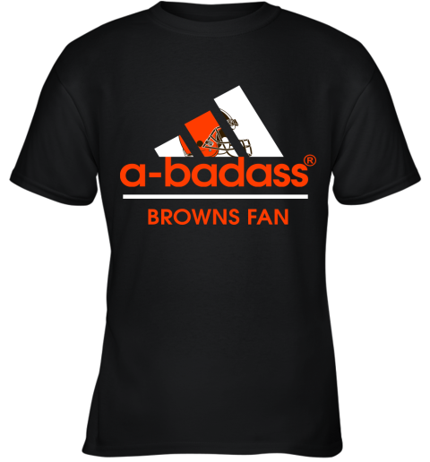 A Badass Cleveland Browns Mashup Adidas NFL Youth T-Shirt