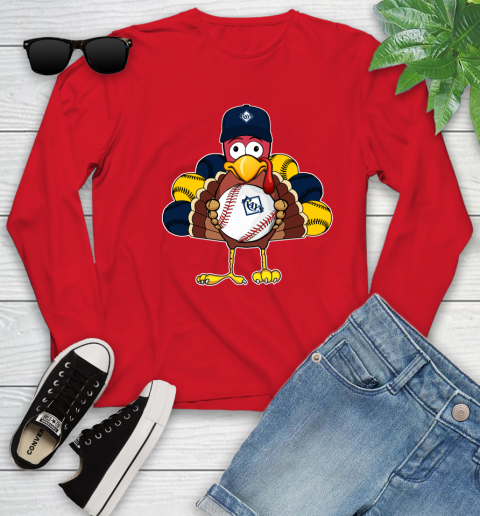 Tampa Bay Rays Turkey thanksgiving Youth Long Sleeve 11