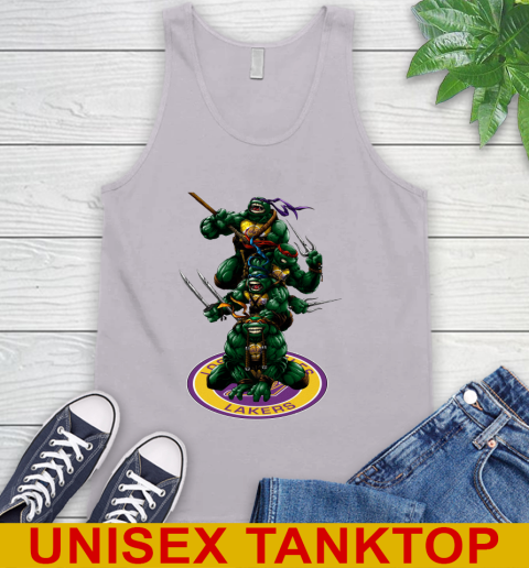 NBA Basketball Los Angeles Lakers Teenage Mutant Ninja Turtles Shirt Tank Top 5 NBA Basketball Los Angeles Lakers Teenage Mutant Ninja Turtles Shirt Tank Top - Image 5