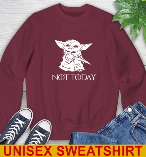 Not Today Game Of Thrones Star Wars Baby Yoda Shirt 30