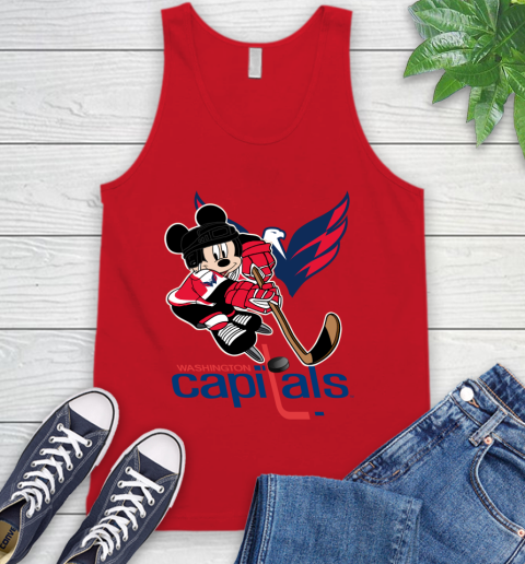 NHL Washington Capitals Mickey Mouse Disney Hockey T Shirt Tank Top 6