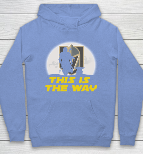 Vegas Golden Knights NHL Ice Hockey Star Wars Yoda And Mandalorian This Is The Way Hoodie 8
