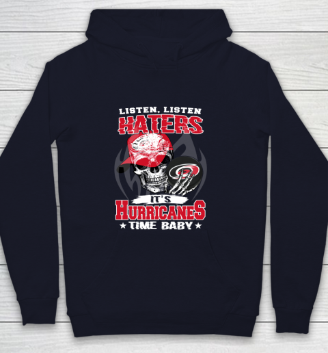 Listen Haters It is HURRICANES Time Baby NHL Youth Hoodie 2