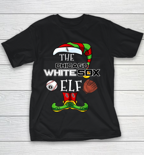 Chicago White Sox Christmas ELF Funny MLB Youth T-Shirt