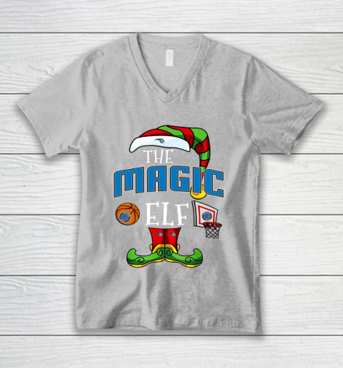 Orlando Magic Christmas ELF Funny NBA V-Neck T-Shirt 4 Orlando Magic Christmas ELF Funny NBA V-Neck T-Shirt - Image 4