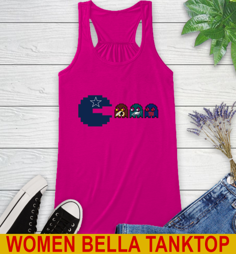 Dallas Cowboy NFL Football Pac Man Champion Racerback Tank 8