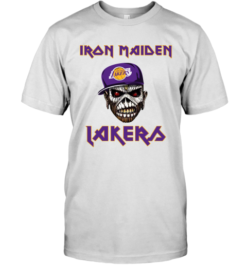 NBA Los Angeles Lakers Iron Maiden Rock Band Music Basketball Sports