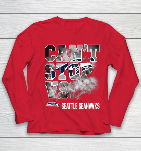 NFL Seattle Seahawks Can't Stop Vs Youth Long Sleeve 8