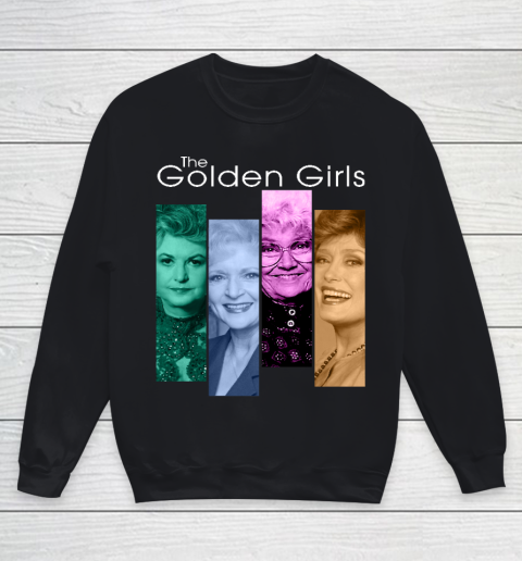 Golden Girls Tshirt Face smile vintage retro The Golden Girls Rose Dorothy Blanche Youth Sweatshirt