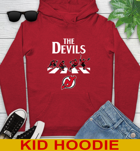 NHL Hockey New Jersey Devils The Beatles Rock Band Shirt Youth Hoodie 11