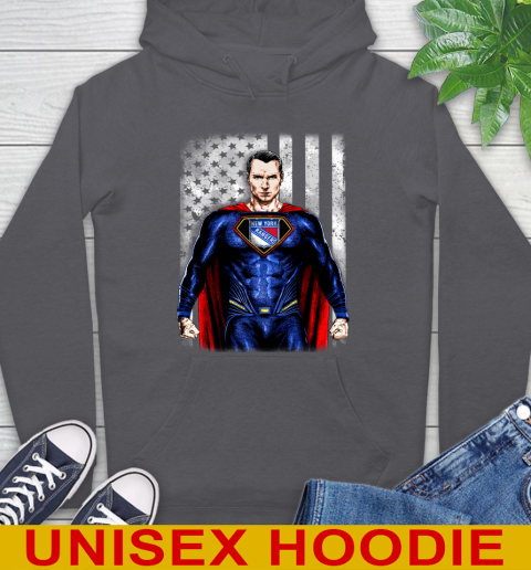NHL Hockey New York Rangers Superman DC Shirt Hoodie 7