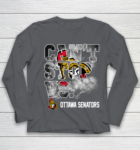 NHL Ottawa Senators Hockey Can't Stop Vs Youth Long Sleeve 6