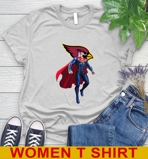 NFL Superman DC Sports Football Arizona Cardinals Women's T-Shirt