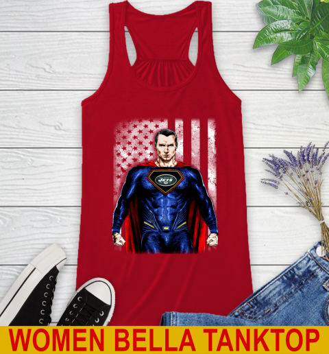 NFL Football New York Jets Superman DC Shirt Racerback Tank 4