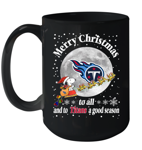 Tennessee Titans Merry Christmas To All And To Titans A Good Season NFL Football Sports Ceramic Mug 15oz