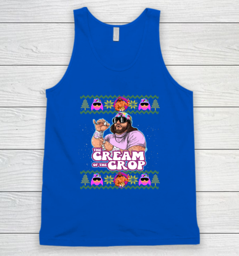 Macho The Cream of The Crop,Wrestling Ugly Christmas Tank Top 3