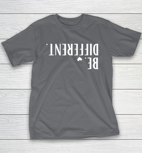 Funny Upside Down Be Different Youth T-Shirt 5