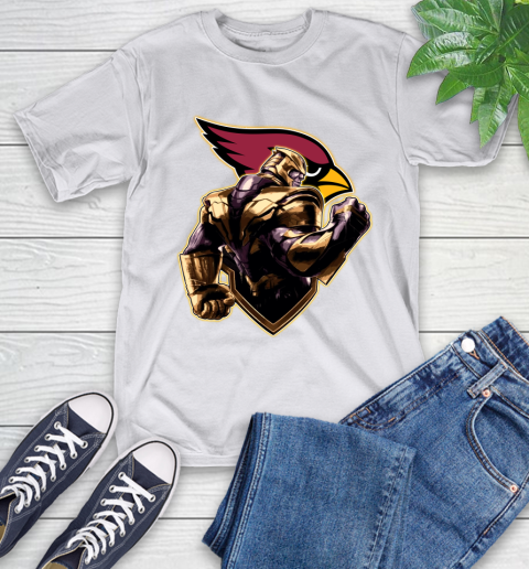 NFL Thanos Avengers Endgame Football Sports Arizona Cardinals T-Shirt 12