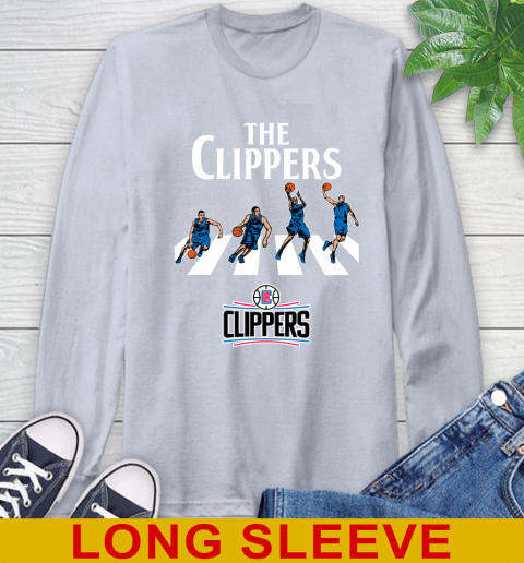 NBA Basketball LA Clippers The Beatles Rock Band Shirt Long Sleeve T-Shirt 6