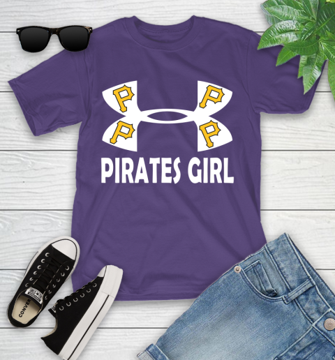 MLB Pittsburgh Pirates Under Armour Baseball Sports Youth T-Shirt 3