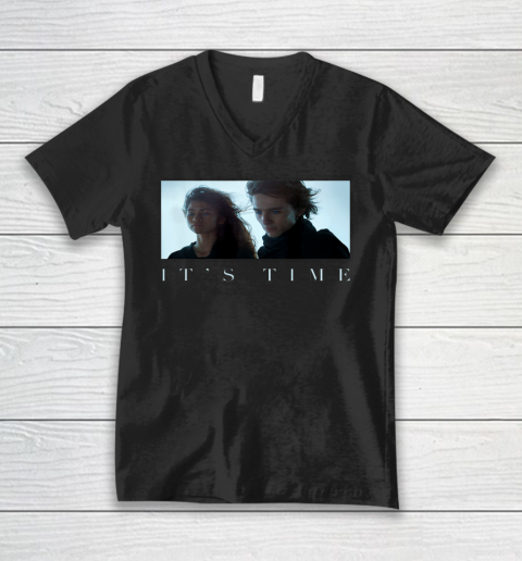 It s Time Paul Atreides and Chani Dune 2021 V-Neck T-Shirt