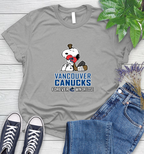NHL The Peanuts Movie Snoopy Forever Win Or Lose Hockey Vancouver Canucks 100