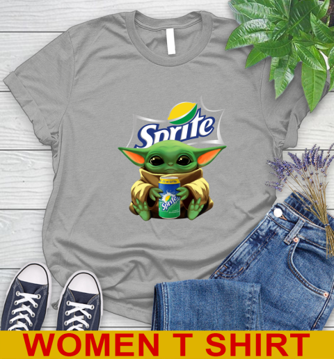 Star Wars Baby Yoda Hugs Sprite Soft Drink Shirt 99