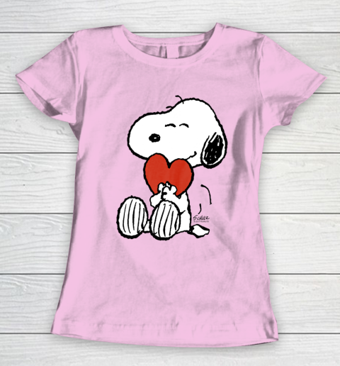 Peanuts Snoopy Heart Valentine Women's T-Shirt 6