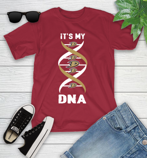 Anaheim Ducks NHL Hockey It's My DNA Sports Youth T-Shirt 14