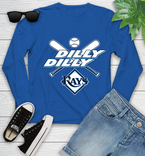 MLB Tampa Bay Rays Dilly Dilly Baseball Sports Youth Long Sleeve 9
